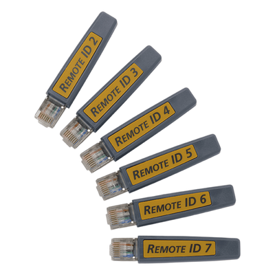 FLUKE NETWORKS - Kit de Identificadores Remotos / 6 Puntos ID #2-7 / 984 pies / RJ45-RJ11-Coaxial / Para MicroScanner PoE