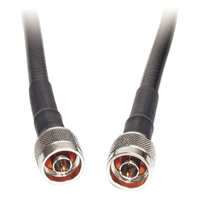 EPCOM - Jumper Coaxial / 24 m (78.74 ft) / N Macho a N Macho / 50 Ohm / LMR400 Equivalente / Blindaje >90 dB