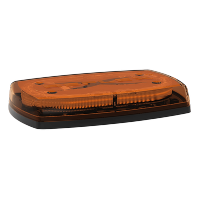 ECCO - Minibar LED para Techo / 24 LEDs Ámbar / 10 Pulgadas / 35 Patrones de Destello / 360° Visibilidad / 12-24 VDC