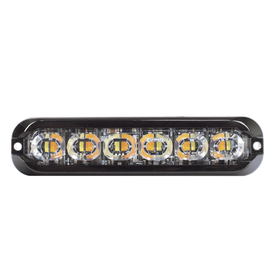ECCO - Luz de Advertencia Direccional LED Flexible / 12 LED Dual Color / Montaje Curvo 120° / IP69K / 12-24V / SAE Clase I/II