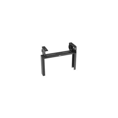 PANDUIT - Rack de Distribución Aéreo de 2 Postes PanZone®, Rieles Roscados #12-24, de 6 UR, Color Negro