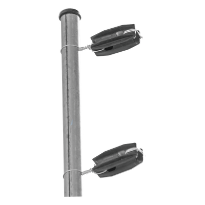 SFIRE - Aislador de Esquina para Cercos Eléctricos / Aislamiento 18 kV / Resistencia Mecánica 7.5-10.2 kg / Anti UV / 66 mm x 31.6 mm