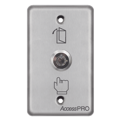 ACCESSPRO - Switch con Llave / Contacto NC/NO / 24 VCD / Acero Inoxidable / 115 x 70 x 34 mm / 0.37 x 0.23 x 0.11 ft