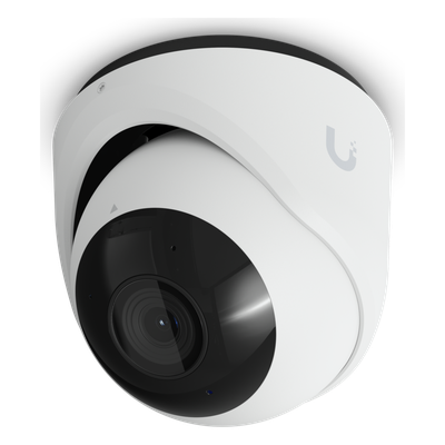 UBIQUITI - Cámara IP Turret / 4K UHD 8 MP / IR 30 m (98.4 ft) / HDR / Detección Inteligente AI / IK04 / IP66 / PoE