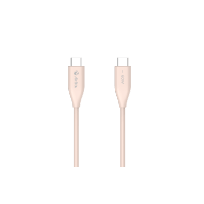EZVIZ - Cable de Carga USB-C a C / 1.5 Metros (4.92 Pies) / Tecnología GaN (Nitruro de Galio) / Fast-Charging / Potencia 60W / Velocidad Transferencia 480 Mbps / Material Silicona No Tóxica / Conector Aluminio Anodizado