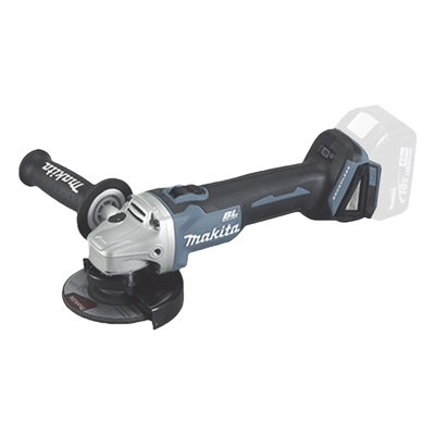 MAKITA - Esmeril inalámbrico / 18V / Disco 115 mm (4-1/2 in) / 5.800 RPM / Freno eléctrico / Protección contragolpe
