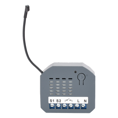 SMARTHOME BY EPCOM - Micromódulo On/Off Z-Wave 700 / 1 Circuito / Doble Control / 85-260V AC / 10A / 44x38x17 mm