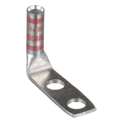 PANDUIT - Zapata de Compresión / 90° / Calibre 8 AWG / Barreno 1/4" / Espaciado 0.63" / Cobre