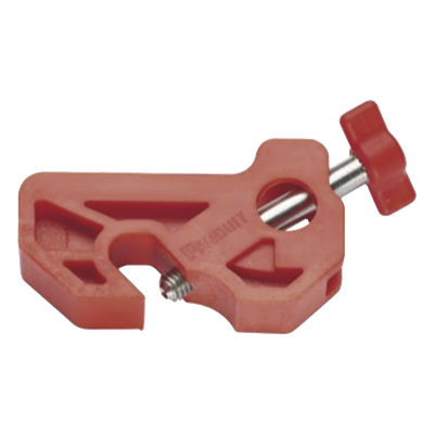 PANDUIT - Bloqueador de Disyuntor Miniatura / Sin Herramientas / Nylon / 48.2 mm (0.16 ft) / Rojo / LOTO