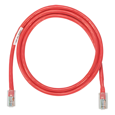 PANDUIT - Cable de Parcheo UTP / Cat 5e / 24 AWG / 0.91 m (3 ft) / RJ45 / Rojo