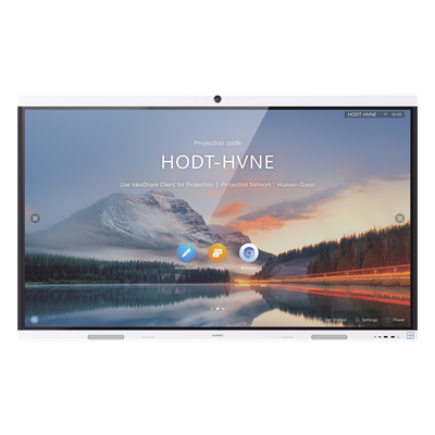 HUAWEI - HUAWEI IdeaHub B2, Pantalla interactiva para Colaboración Inteligente, 86", 4K UHD, Android 9, Wi-Fi, blanco Jade.