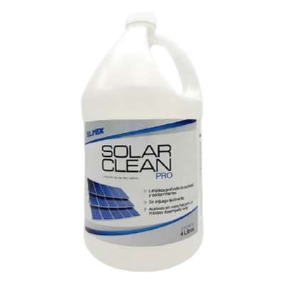 SILIMEX - Limpiador para Paneles Solares / Sin Enjuague / pH Neutro 7 / Concentrado 25:1 / 4 Litros / Hasta 100 Litros de Solución