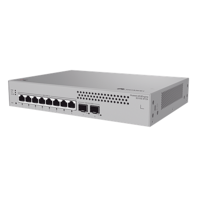 HUAWEI - Switch de Acceso Administrable Capa 2+ / 8 Puertos Gigabit / 2 Puertos 10GE SFP+ Uplink / 56 Gbps / 42 Mpps