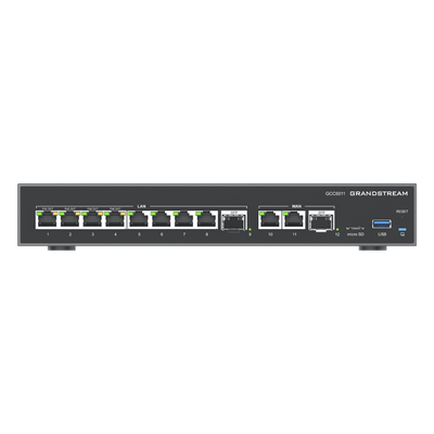 GRANDSTREAM - Firewall NG / Router VPN 3 Gbps / IP PBX 12 Usuarios / Switch 10 Puertos Gigabit / 4 Puertos PoE / 2 SFP 2.5G / Wi-Fi 6 Dual Band