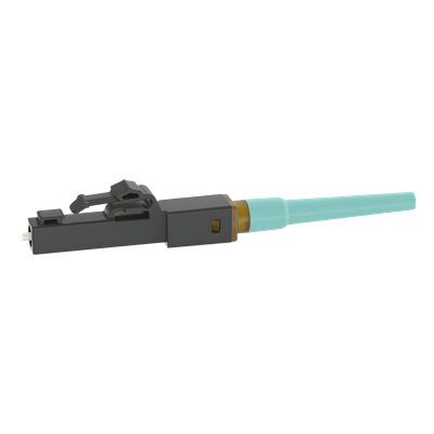 PANDUIT - Conector LC de Empalme por Fusión / Multimodo 50/125 µm / OM3/OM4/OM5 / Pérdida ≤0.3 dB / -40°C a 75°C / Aqua