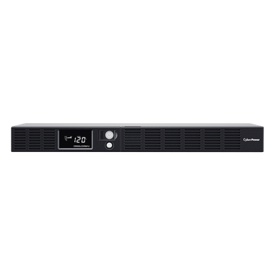 CYBERPOWER - UPS Línea Interactiva / 500 VA / 300 W / 6 Tomas NEMA 5-15R / Rack 1 UR / Torre / LCD / 1030 J Protección de Picos