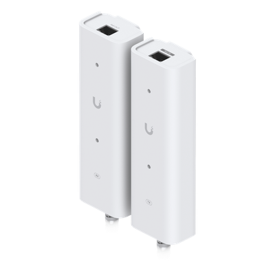 UBIQUITI - Extensor PoE sobre 2 Hilos / Entrada PoE++ 50V / Salida PoE+ 48V / Alcance hasta 400 m (1312 ft) / Interfaz 10/100 Mbps / HomePlug AV