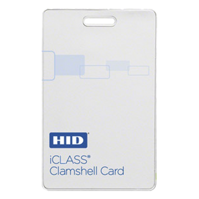 HID - Tarjeta de Proximidad iClass / 26 Bits / Memoria 2K / Formato Clamshell Grueso / Programación Aleatoria