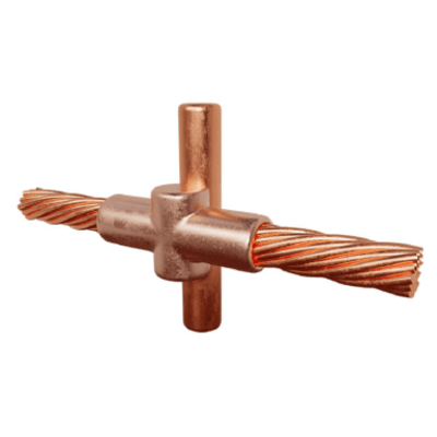 TOTAL GROUND - Molde para soldadura exotermica, costado de de varilla 5/8 in. a Cable de Paso 2/0 AWG