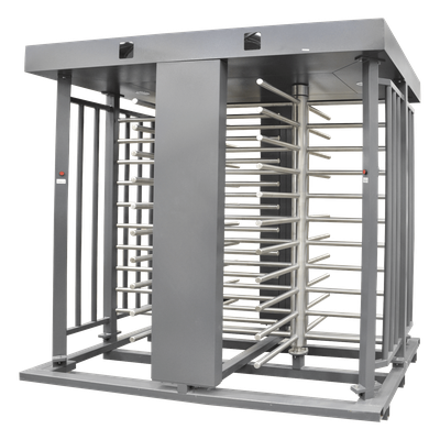 ACCESSPRO - Torniquete de Cuerpo Completo / Doble / 30 Personas/min / Interior/Exterior / Acero Inoxidable 304 / Techo Integrado / -20 a 50°C / 110 VCA