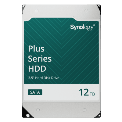 SYNOLOGY - Disco Duro SATA 3.5" / 12 TB / 7200 RPM / Caché 512 MB / SATA 6 Gb/s / Carga 180 TB/año