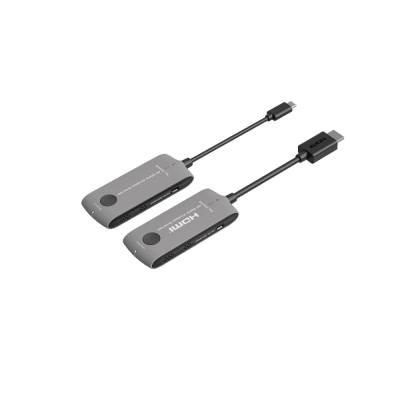 EPCOM TITANIUM - Extensor Inalámbrico TYPE-C Mini | 4K@60Hz HDMI 2.0 | Distancia 20 m | IEEE 802.11ax | HDCP 2.2 | 18 Gbps | Multi-conexión 16:1