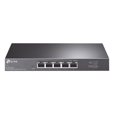 TP-LINK - Switch / 5 Puertos / 2.5 Gbps / No Administrable / Escritorio / 25 Gbps Capacidad de Conmutación / Sin Ventilador / Carcasa Metálica