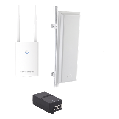 GRANDSTREAM - Kit de Punto de Acceso WiFi / Cobertura Sectorial 90° / Dual Band 2.4-2.5 GHz y 5.1-6.5 GHz / 1.27 Gbps / Alcance 120 m (394 ft)