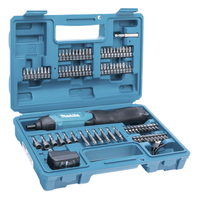 MAKITA - Atornillador Reversible / 3.6V Li-Ion / 220 RPM / 6.0 N.m Torque / 81 Puntas / Cargador USB / Doble Posición