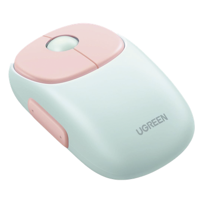 UGREEN - Mouse Inalámbrico / Dual Bluetooth 5.0 y 2.4 GHz / 4 Niveles DPI hasta 4000 / 5 Botones Programables / Alcance 10 m (32.8 ft) / USB-C Recargable