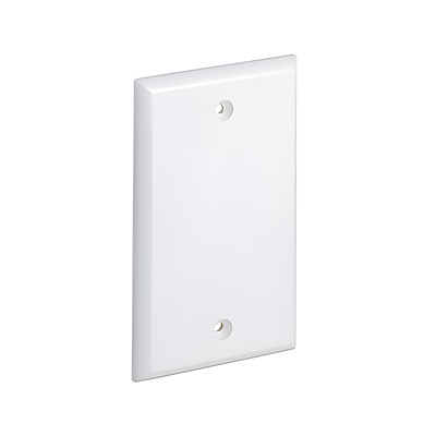 PANDUIT - Placa de Pared Ciega / ABS / 69.8 x 114.4 mm / 2.75 x 4.5 in / Blanco Mate / Montaje Vertical