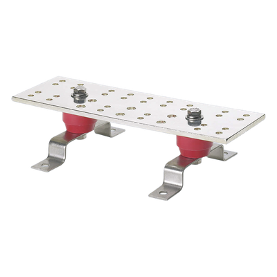PANDUIT - Barra de Puesta a Tierra Principal / Cobre Estañado / 1/4 in x 4 in x 12 in (0.64 cm x 10.16 cm x 30.48 cm) / 12+6 Posiciones / BICSI y TIA-607-B