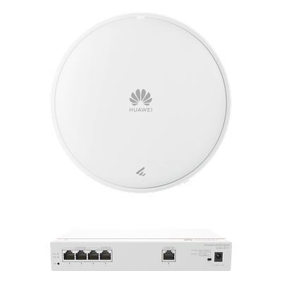 HUAWEI - Kit Router Multi-Servicio / Wi-Fi 7 / 3.57 Gbps / 4 Puertos PoE 50W / MU-MIMO 2x2 Dual Band / Smart Antenna / Montaje Techo y Pared
