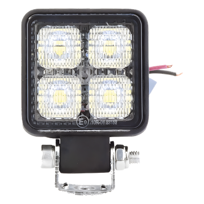 ECCO - Luz de Trabajo LED / 800 Lúmenes / 4 LEDs 10 W / Alcance 75 m (246.1 ft) / 12-24 VCD / IP67 e IP69K