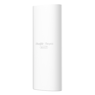 RUIJIE - Punto de Acceso Exterior Wi-Fi 7 / BE5040 / Doble Banda MLO / 5 Gbps / Puerto 2.5G PoE In / IP65 / -30°C a 65°C / 512 Usuarios