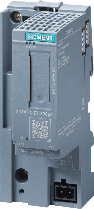 SIEMENS - Interface Module PROFINET / IM 155-6 PN ST / 32 I/O Modules + 16 ET 200AL / Multi Hot Swap / PROFINET Security Class 1 / Isochronous IRT Mode / Open IE Communication