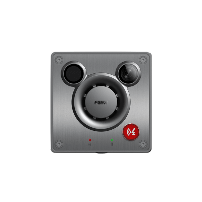 FANVIL - Video Intercom IP para Exterior / Cámara 4 Megapixel (1080p) / HDR e Iluminación IR / Altavoz 5W y Doble Micrófono con Reducción de Ruido / Panel Acero Inoxidable y Cuerpo Aluminio / IP66 e IK10 / PoE+ / 2 Líneas SIP