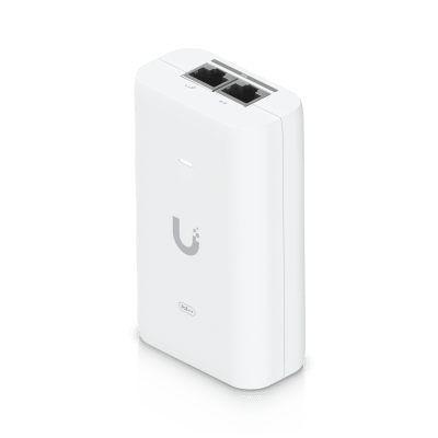 UBIQUITI - Adaptador PoE++ / 54V DC @ 1.12A / hasta 60W / Puertos 10 GbE / Protección de Sobretensiones