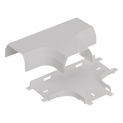 PANDUIT - Accesorio en T para Canaleta / PVC Rígido / UL94V-0 / 0 a 50°C / Blanco Mate / Voz, Video, Fibra