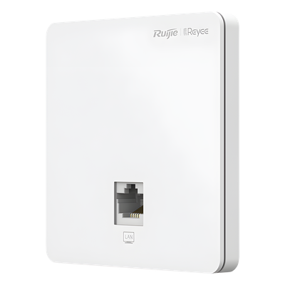 RUIJIE - Punto de Acceso Wi-Fi 5 / Doble Banda 867 Mbps / MIMO 2x2 / PoE 802.3af / Cobertura 33 m (108.3 ft) en 2.4 GHz / Diseño Compacto