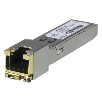 UBIQUITI - UFiber Módulo Ethernet RJ45 a SFP 10/100/1000 Mbps, distancia hasta 100 m