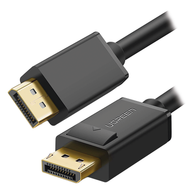 UGREEN - Cable DisplayPort / DP 1.2 / 4K@60Hz / 2K@144Hz / 1.5 m (4.92 ft) / 28AWG / MST / Color Profundo 8/10 Bits