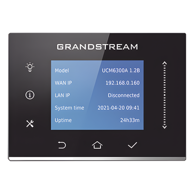 GRANDSTREAM - Conmutador IP-PBX / 250 Usuarios / 50 Llamadas Simultáneas / Solución Híbrida On-Premise y Nube / Gestión Cloud
