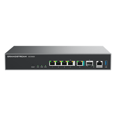 GRANDSTREAM - Router VPN / Firewall NGFW / IP PBX / Switch / 4 Puertos Gigabit / 1 Puerto SFP+ 10 Gbps / 1 Puerto 2.5 Gbps / Hot Standby