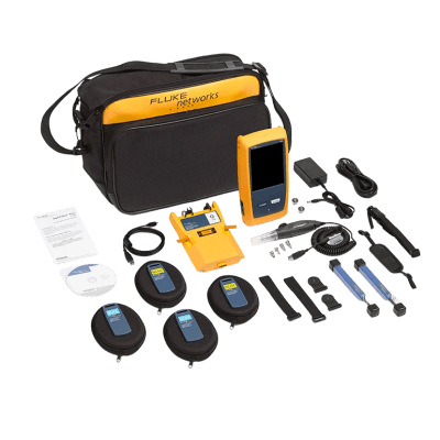 FLUKE NETWORKS - OTDR OptiFiber Pro / Certificación Fibra Óptica Tier 2 / 4 Longitudes de Onda 850-1300-1310-1550 nm / SmartLoop Bi-direccional / EventMap / Wi-Fi Integrado / Inspección Endfaces
