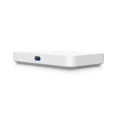 UBIQUITI - UCG Fiber Cloud Gateway de 10G de Escritorio con Switch Integrado de 4 Puertos 2.5 GbE y 1 Puerto 10G SFP+, Compatibilidad Total con Full Stack UniFi