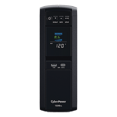 CYBERPOWER - UPS de Torre / 1500 VA / 900 W / Onda Senoidal Pura / Línea Interactiva / 10 Tomas NEMA 5-15R / AVR / Supresión 1030 J