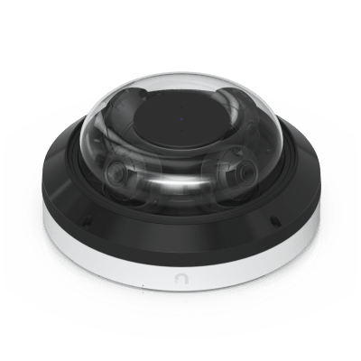 UBIQUITI - Cámara Multisensor AI de 32 MP con 4 Lentes Ajustables, Zoom Óptico 2.33×, Cobertura IR 360°, Motor AI Multi-TOPS y Alimentación PoE++ para Monitoreo de Amplia Cobertura