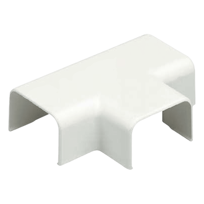 PANDUIT - Accesorio en T para Canaleta / Material ABS Ignífugo UL94V-0 / Color Blanco / Instalación Adhesiva Sin Herramientas / Rango 0 a 50 °C