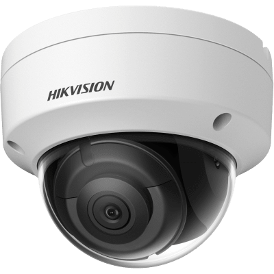 HIKVISION - [Dual Light] Domo IP 4 Megapixel / Lente 2.8 mm / 40 mts IR  / Antivandálico IK08 / Detección Humana y de Vehículos / Exterior IP67 / H.265 / PoE / Micro SD